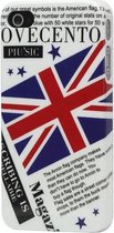 GadgetBay iPhone 4/4s Britse Engelse vlag flag krant magazine hoesje case Ovecento