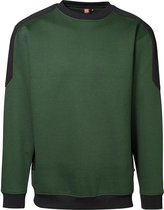Sweat-shirt ID-Line 0362 Vert bouteille / Noir 5XL