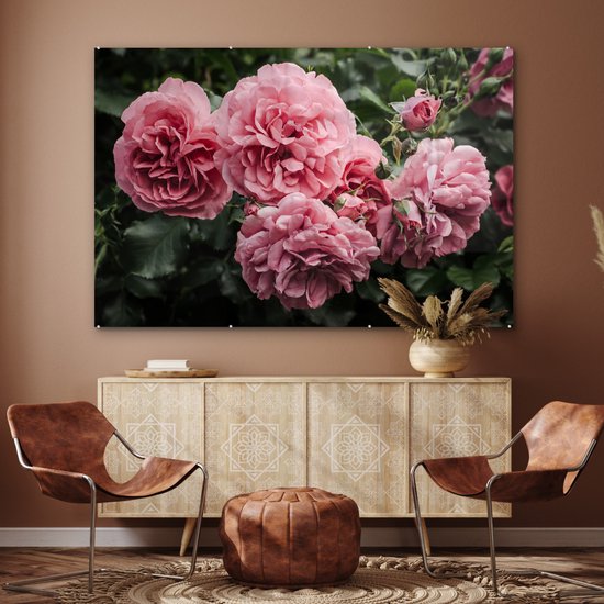 MuchoWow® Peinture sur Verre - Rose - Fleurs - Roses - 150x100 cm - Peintures sur Verre Peintures - Photo sur Glas