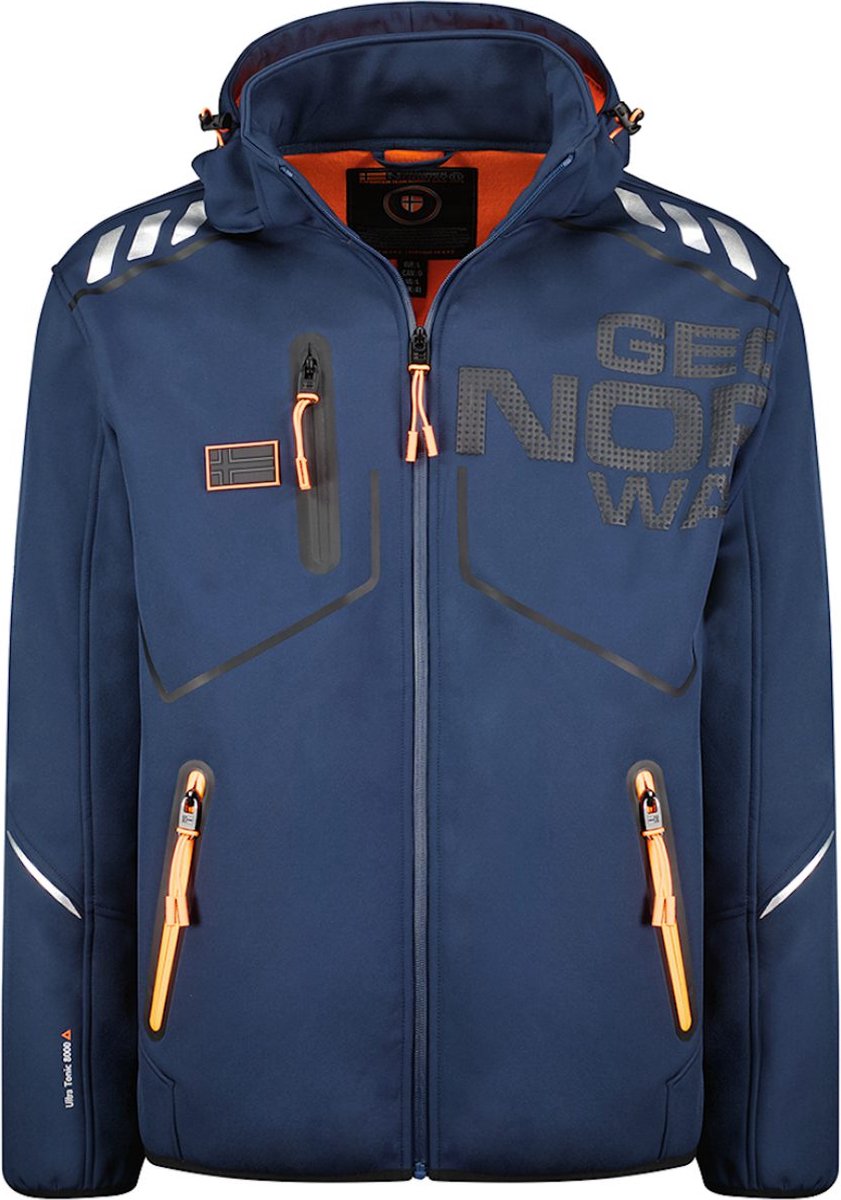Geographical Norway Winterjas voor heren, parka, capuchon, patch op zak