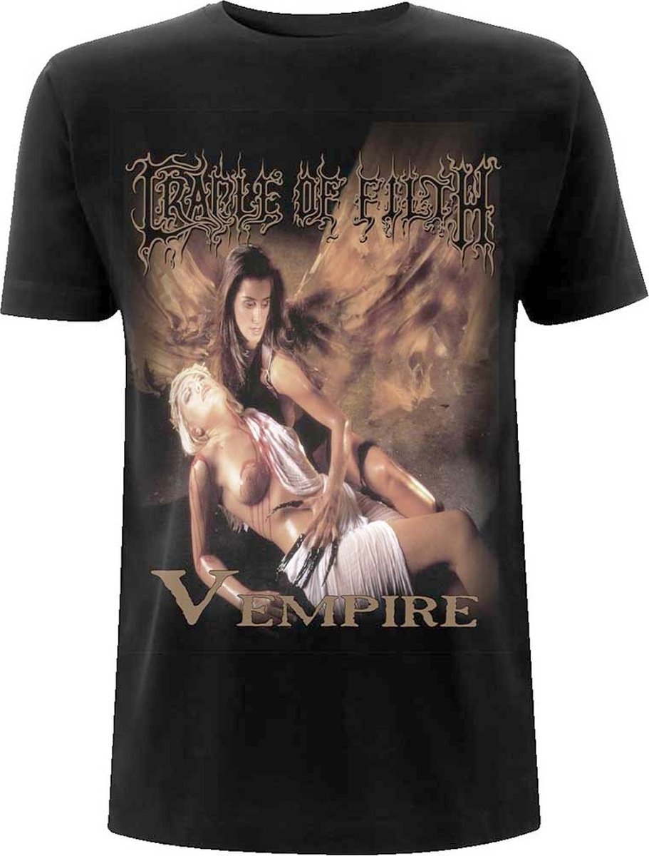Cradle Of Filth - Vempire Heren T-shirt - 2XL - Zwart