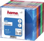 Hama 04751166 Cd Slim Box - 25 pièces / Coloré