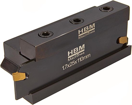 HBM 16mm Afsteekhouder met 2mm HM Wisselplaat
