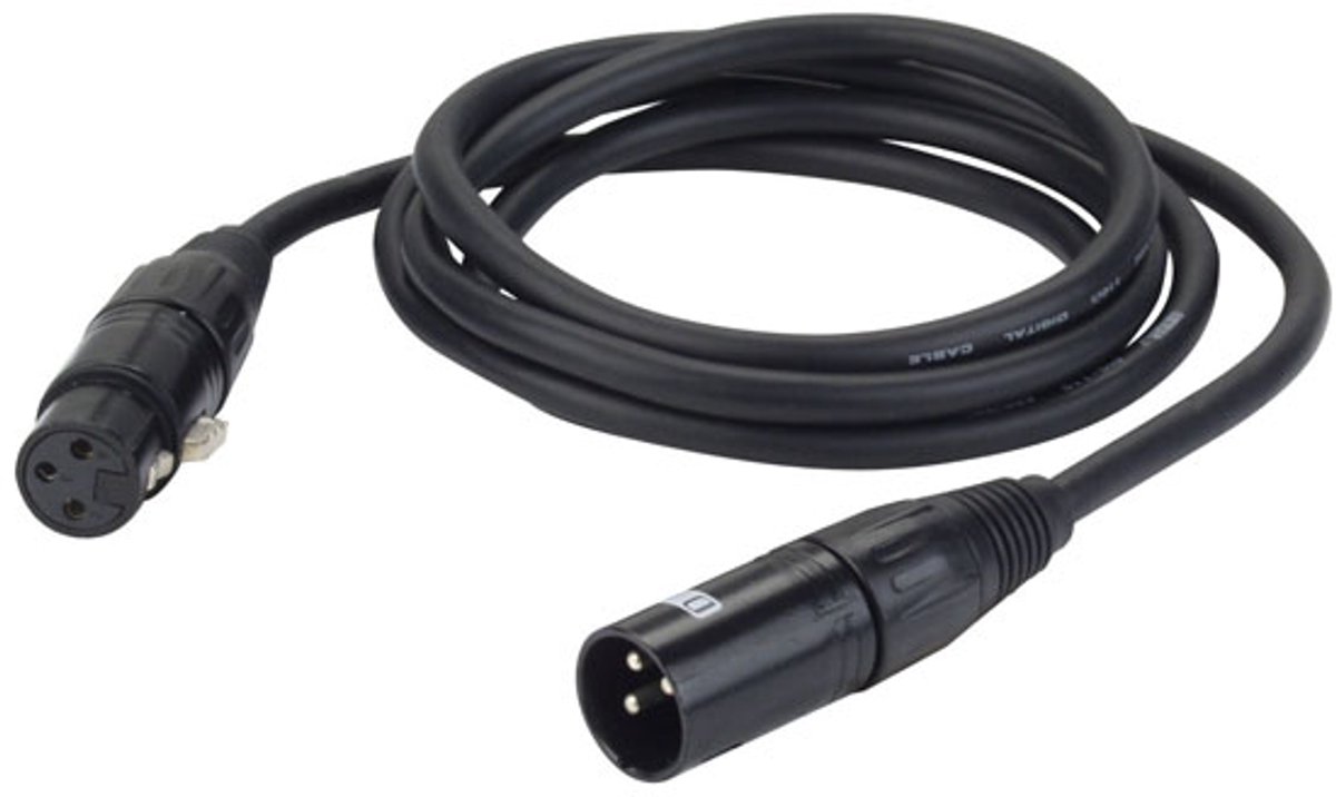 DAP FL096 DMX XLR male - XLR female 3-pins 6 meter