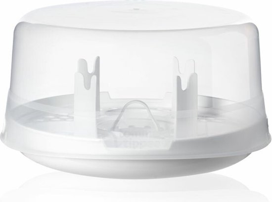 Tommee Tippee - magnetronstoomsterilisator voor zuigflessen en toebehoren - doodt virussen* en 99,9% van de bacteriën - 4 minuten durende sterilisatiecyclus van Tommee Tippee — afbeelding 2