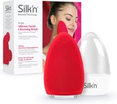 Silk'n Elektrische Gezichtsreiniger - Bright - Gezichtsborstel - Diepe reiniging en massage van de huid - Rood