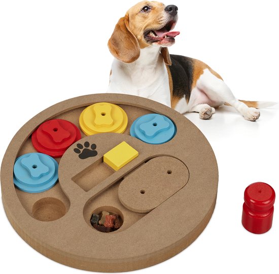 Chien de jeu de réflexion Relaxdays - jouet intelligent pour chien - chien  puzzle... | bol