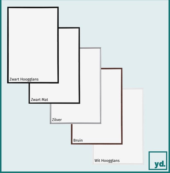 Cadre Photo Aurora Votre Décoration - 42x59,4cm - Zwart - A2