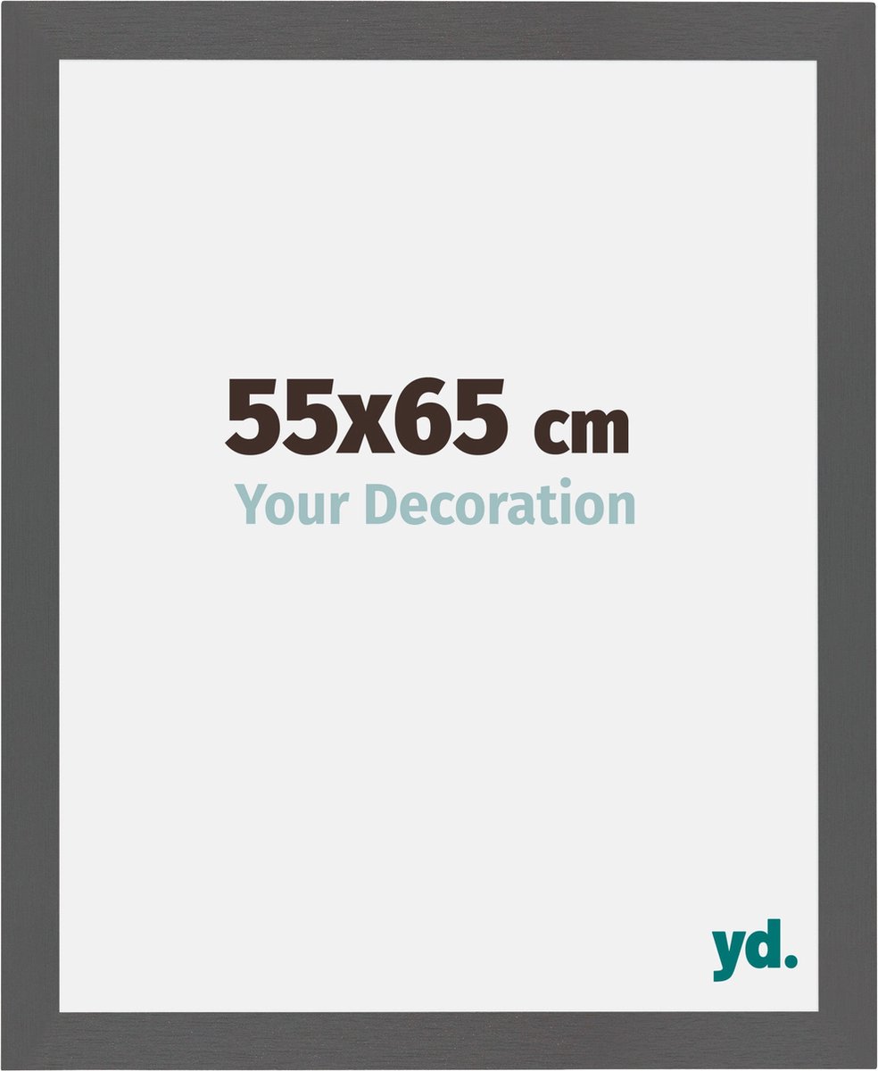 yd. Your Decoration - Fotolijst 55x65 cm - MDF - Antraciet - Mura