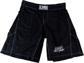 Danger MMA shorts - satijn-microvezel - zwart - maat S
