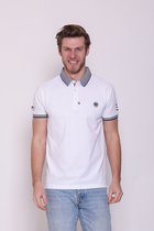 The Wildstream Heren Polo-Paille-White-Maat L