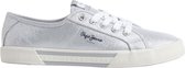 Pepe Jeans Brady Party Lage Sneakers Zilver EU 38 Vrouw