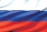 Fotobehang Flag Russia | XL - 208cm x 146cm | 130g/m2 Vlies