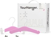 YourHanger baby kledinghangers hanger box paarse - 9 stuks