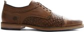 NoGRZ M.Michelozzi - Nette lage veterschoenen - Cognac - Maat 42