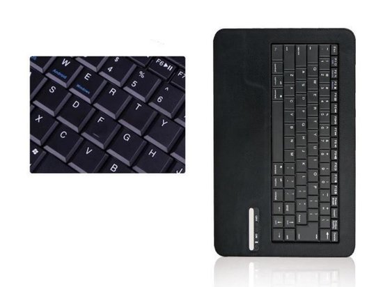 10 Inch Bluetooth Keyboard Case, Toetsenbord Deluxe Universeel, Zwart, merk i12Cover 10 Inch Bluetooth Keyboard Case, Toetsenbord Deluxe Universeel, Zwart, merk i12Cover