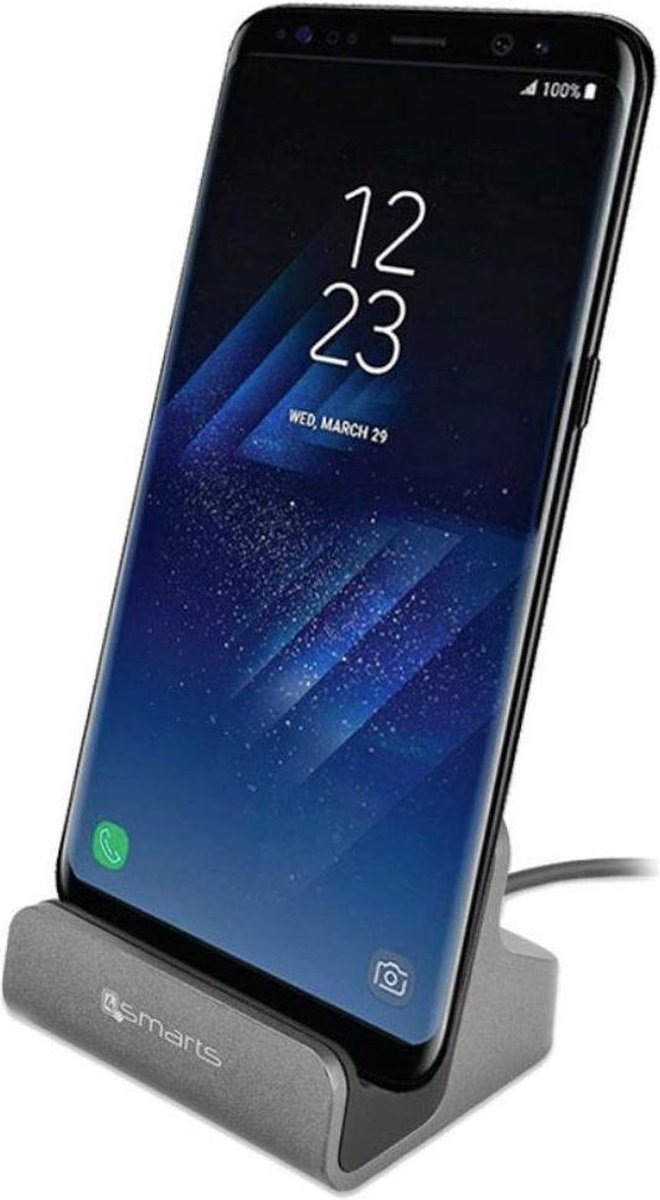 4smarts USB Type-C Charging Station VoltDock 10W - Grijs