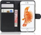 Apple iPhone 7 / 8 Stijlvol Hoesje met Kaarthouder Zwart