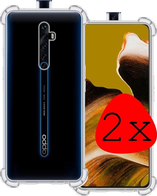 Hoes Geschikt voor OPPO Reno 2 Hoesje Shock Proof Case Hoes Hoesje Geschikt voor bol