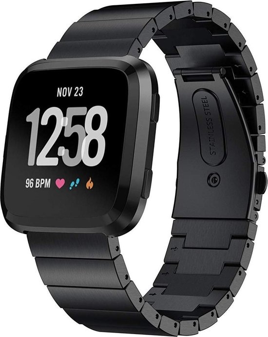 fitbit stainless steel band versa