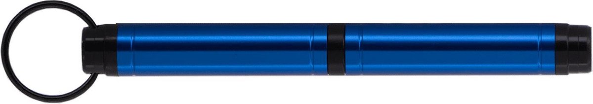 Backpacker Space Pen, Blauw Geanodiseerd Aluminium met Sleutelhanger (#BP/BL)