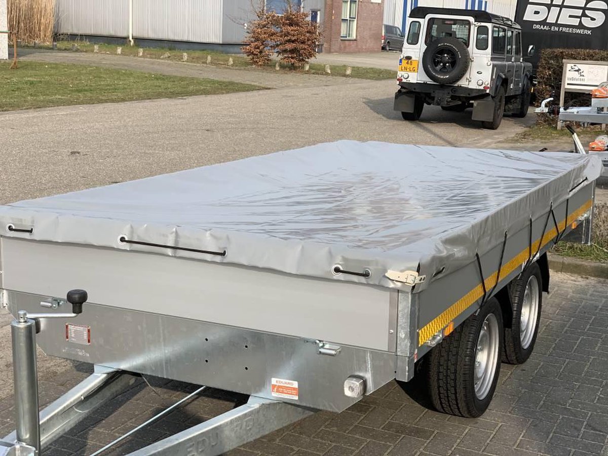 Vlakzeil op maat voor Eduard aanhanger - 310x160 cm - waterdicht – foto 5