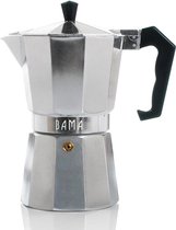 Bama Espresso Maker Doppio 12 Kops - Zilver