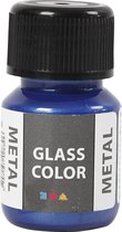 Glass Color Metal. blauw. 30 ml/ 1 fles
