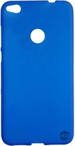 Huawei P8 Lite 2017 siliconenhoesje Blauw Siliconen Gel TPU / Back Cover / Hoesje