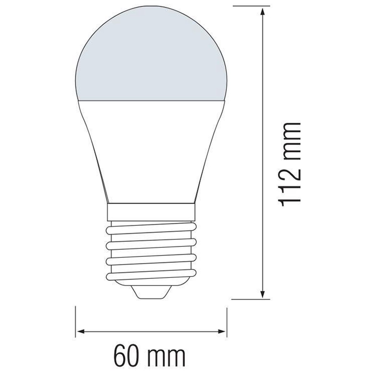 LED 09438 BOMBILLA E27 12W 3000K 1130lm 270º A60