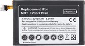 2200mAh vervangende batterij met schroevendraaier voor Motorola EV30 / XT926 (zwart)
