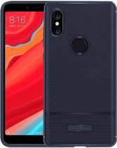 Xiaomi Redmi S2 - Litchi Pattern TPU Case - Blauw