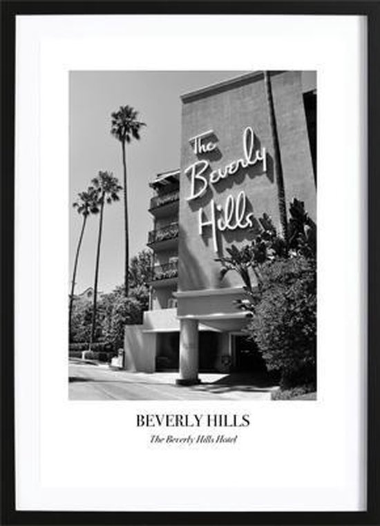 Beverly Hills Hotel Poster - Wallified - Natuur - Landschap - Zee - Poster - Print - Wall-Art - Woondecoratie - Kunst - Posters