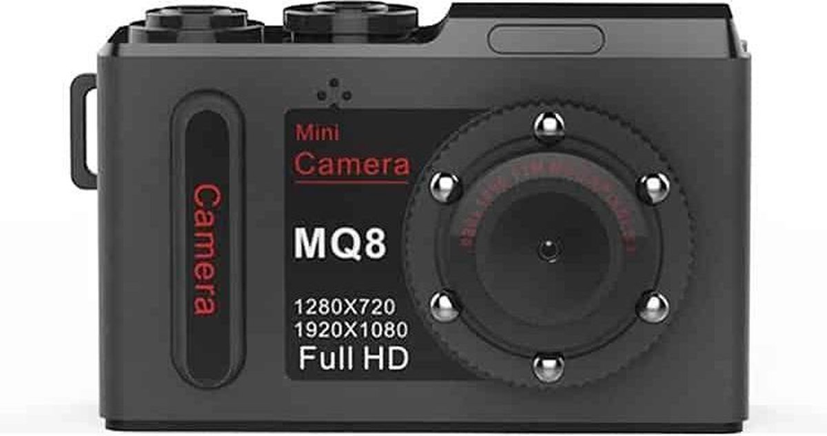 MQ8 FHD 1080P Mini DV Pocket digitale videorecorder Camera Camcorder,  ondersteuning IR... | bol.com