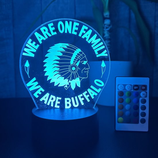 Klarigo® Veilleuse - Lampe LED 3D Illusion - 16 Couleurs - Lampe de bureau - KAA Gent - Lampe d'ambiance Gand - Enfants - Lampe Creative - Télécommande