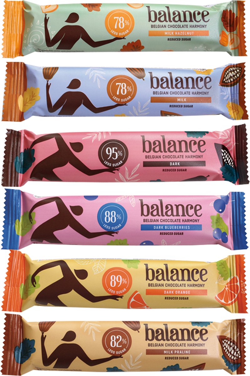 Goedkoopste Balance | Mix Praline | Voordeelpakket | 6 x Balance Reep