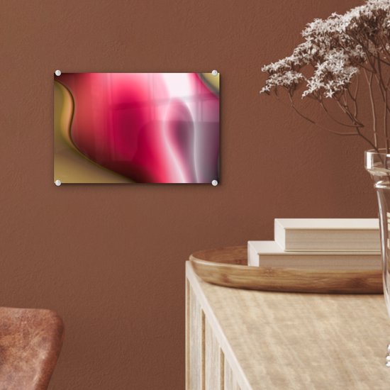 Peinture sur verre - Fond Abstrait - 30x20 cm - Peintures sur Verre Peintures - Photo sur Glas