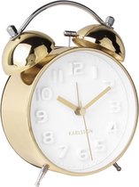 Alarm clock Mr. White - Brushed Gold Case