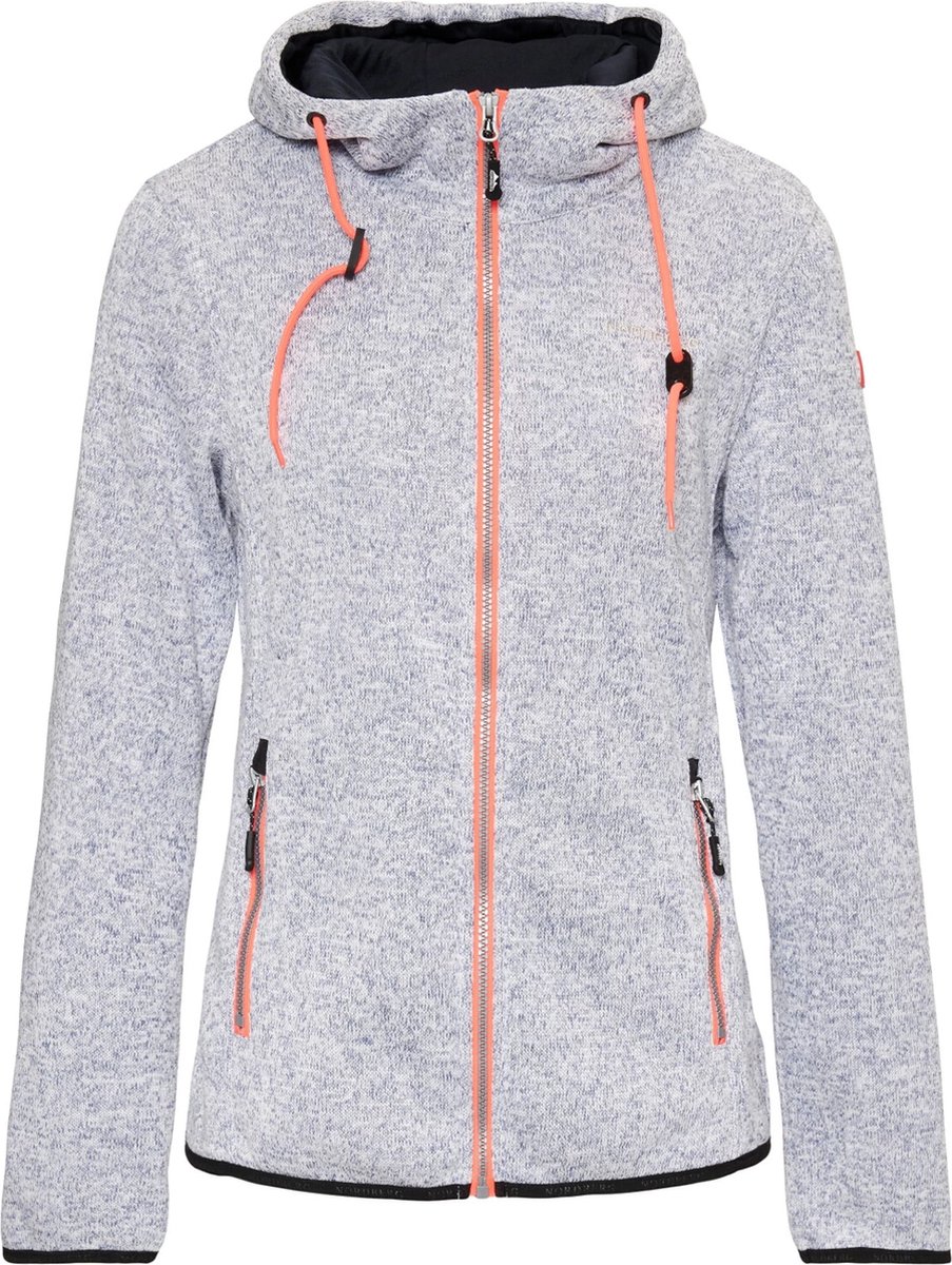 Nordberg Elise Fleece Vest - Dames - Lichtblauw Melange - Maat 4XL