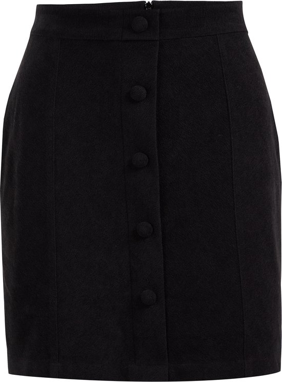 Corduroy rok zwart sale