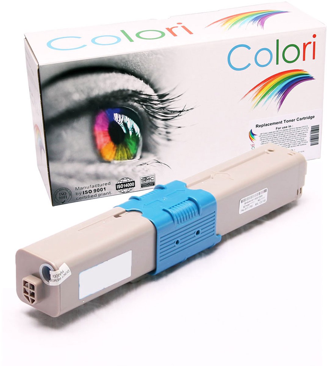 Colori huismerk toner geschikt voor Oki 44469706 cyan voor Oki C310 C310DN C330 C330DN C331 C331DN C510 C510DN C511 C511DN C530 C530DN C531 C531DN MC351DN MC352DN MC361DN MC362DN MC561DN MC562DN MC562DNW