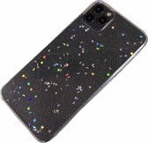 Apple iPhone 7 Plus / 8 Plus - Glitter zacht hoesje Lynn transparant ster maan - Geschikt voor