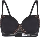 Lingadore – In Love with Embroidery – BH Voorgevormd – 6620-1 – Black - B85/100
