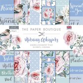 The Paper Boutique Embellishment - Morning Whispers - 8x8 inch - 36 stuks