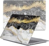 Lunso - cover hoes - MacBook Pro 15 inch (2016-2020) - Marble Titus