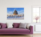 Tempel van de Hemel ten zuiden van de stad Beijing - Foto op Textielposter - 45 x 30 cm