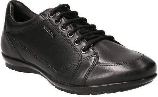 Geox Smooth Cuir Hommes Chaussures Noir