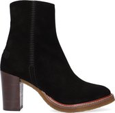 Shabbies 183020225 Enkellaarsjes - Enkelboots met rits - Dames - Zwart - Maat 40