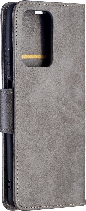 Coque Xiaomi 11T - Mobigear - Excellent Series - Bookcase en similicuir - Grijs - Coque adaptée pour Xiaomi 11T