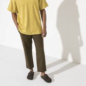 Birkenstock Boston lamsvel Suede Narrow Mocca